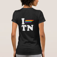 I LOVE GAY TENNESSEE - WHITE -.png Tee Shirts