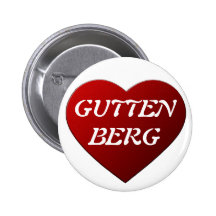 I LOVE GUTTENBERG ANSTECKNADEL