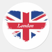I love London Runder Sticker