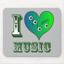I love Music Mousepads