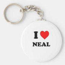 I love Neal Key Chain