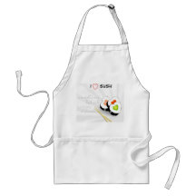 I love Sushi Schürze