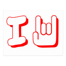 I \ m Rock - Emo, Rocker, Alternative, Musik Postkarten