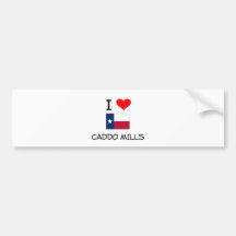 I mahlt Liebe Caddo Texas Auto Aufkleber