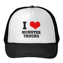 I Monster-LKWs des HERZENS (LIEBE) Truckerkappe