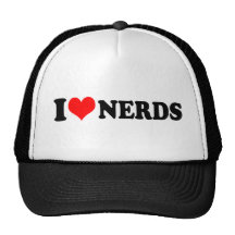 I NERDS DER LIEBE-(HERZ) BASEBALL MÜTZE