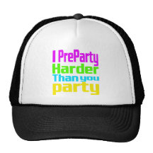 I Preparty stark als Sie Party Retrokappen