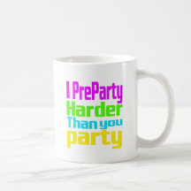 I Preparty stark als Sie Party Tassen
