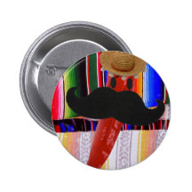 I Schnurrbart… ist es eher Paprika! Buttons