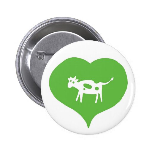 I schüchtert Herz Pin ein Buttons
