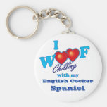 I Schuss-Englisch Cocker spaniel Schlüsselband