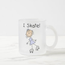 I Skate-Mädchen-Rollen-Skater Haferl