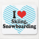 I Ski fahrende Liebe, Snowboarding Mauspads