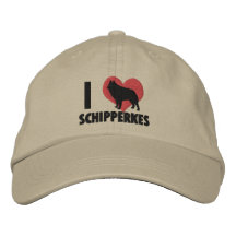 I stickten LiebeSchipperkes Hut Baseballkappe
