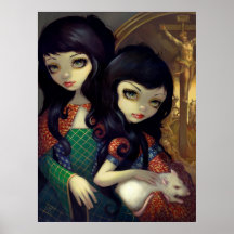 I Vampiri La Sorelle KUNST-DRUCK-Vampirs-Schwester Poster