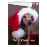 I WUF Weihnachtskarte