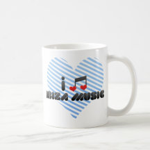 Ibiza Musikfan Tee Tasse
