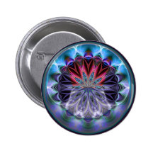 IceFire Mandala-Knopf Button