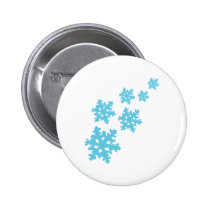 icey Schneeflocken blau buttons