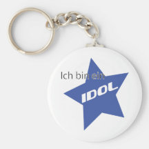 Ich Behälter ein Idolikone Schlüsselanhänger