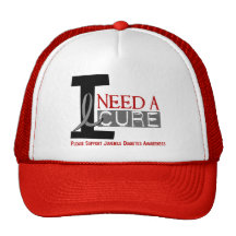 ICH BENÖTIGE JUGENDDIABETES T-Shirts der HEILUNGS- Cap