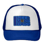 ICH BENÖTIGE MEHR blauen Dubstep-dnb-Bass-Verein-D Baseballmütze