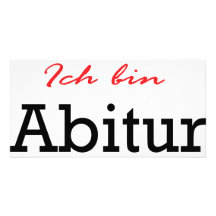 Ich bin Abitur Ikone Bilderkarte