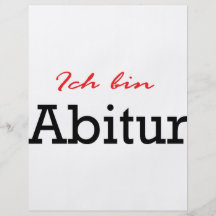 Ich bin Abitur Ikone Individuelle Flyer
