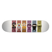 Ich bin alle diese Sachen und mehr Skateboard-Weiß Personalisierte Decks