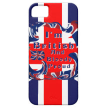 Ich bin britisches und blutiges stolzes etui fürs iPhone 5