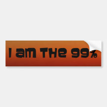 Ich bin das 99% auto sticker