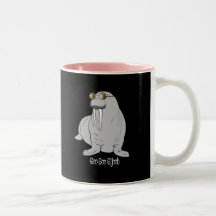 Ich bin das Walroß Kaffee Haferl