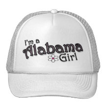 Ich bin ein Alabama-Mädchen, Blume, Damen-Baseball
