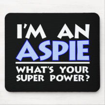 Ich bin ein Aspie Mousepads
