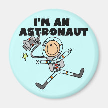 Ich bin ein Astronauten-T-Shirts und Geschenke Kühlschrankmagnet