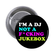 Ich bin ein DJ nicht ein Musikautomat Anstecknadel