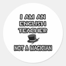Ich bin ein Englischlehrer… nicht ein Magier Sticker