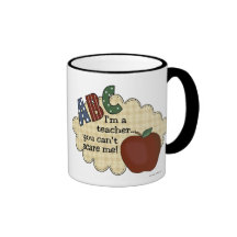Ich bin ein Lehrer,…, das Sie mich nicht erschreck Kaffeetassen