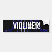 Ich bin ein NeonVioliner Auto Aufkleber