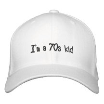 Ich bin eine 70erkindkappe bestickte baseballmütze