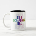 Ich bin eine Einklebebuchdiva unioneight Gewerksch Kaffeetasse
