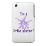 Ich bin eine kleine Schwester (lila Häschen) iPhone 3 Case-Mate Hüllen