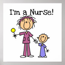 Ich bin eine Krankenschwester-T-Shirts und Geschen Plakatdrucke