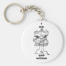 ICH BIN… GOTT INNERHALB des grundlegenden keychain Schlüsselanhänger