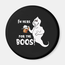 Ich bin HIER FÜR DAS BOOS.png Kühlschrankmagnet