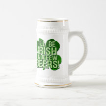 Ich bin in wenigen Bieren irisch Tee Tasse