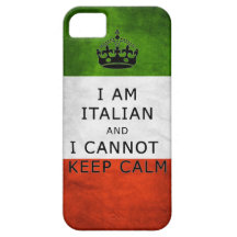 ich bin italienisch und ich kann ruhigen Telefonka iPhone 5 Etuis
