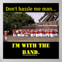 Ich bin mit dem Band Plakatdrucke