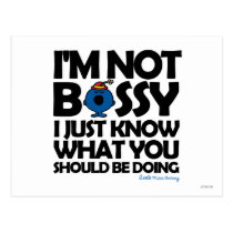 Ich bin nicht Bossy - ich weiß gerade postkarten
