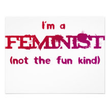 Ich bin… nicht die Spaßart ein feministisches! Einladungskarten